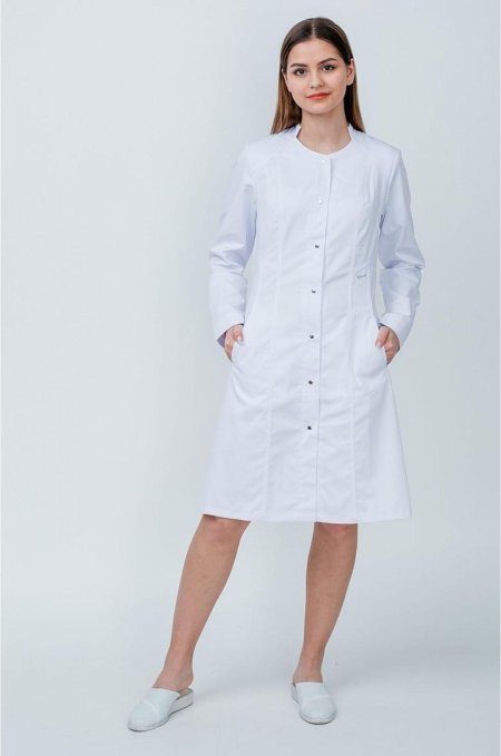 Халат медицинский белый женский
