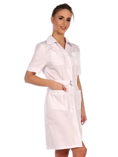 Халат медицинский женский короткий