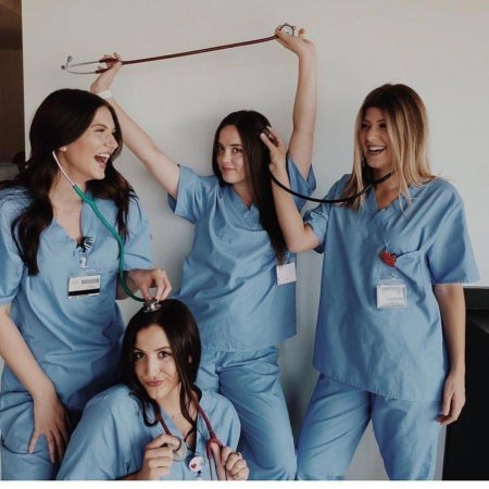 Фотосессия студентов медиков