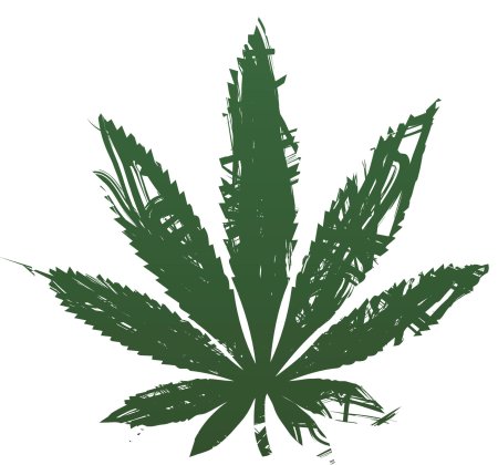 Листок конопли