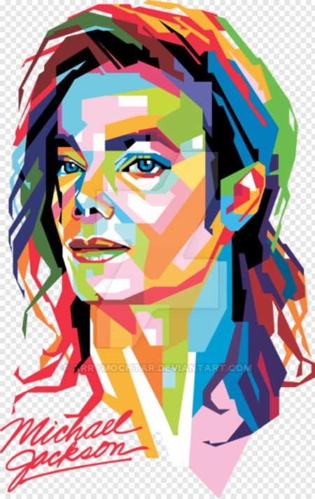 Майкл джексон портрет поп арт