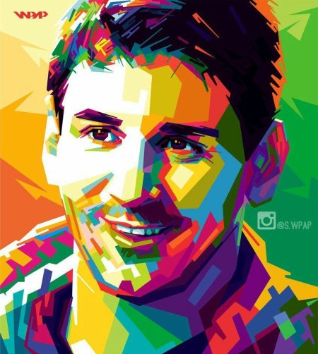 Лионель месси арт