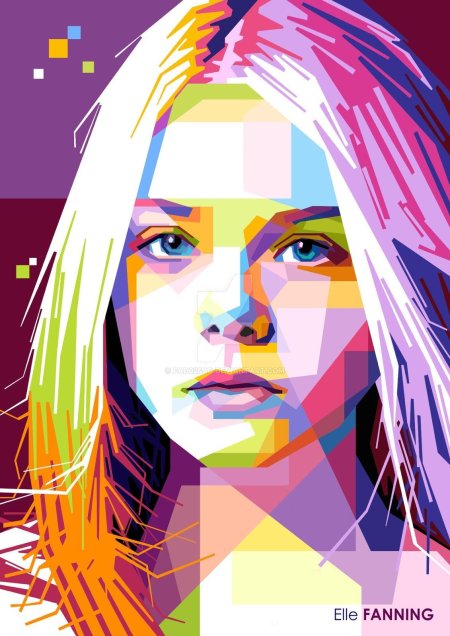 Портрет в стиле гранж