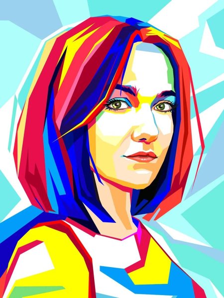Портрет в стиле поп арт