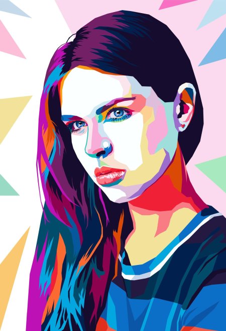 Портрет в стиле поп арт