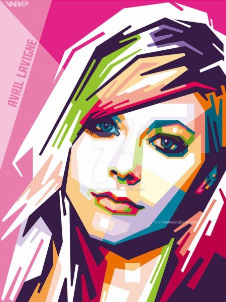 Портрет в стиле wpap