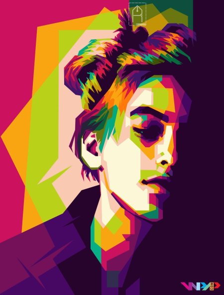 Портрет в стиле поп арт