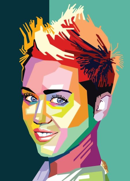 Майли сайрус поп арт