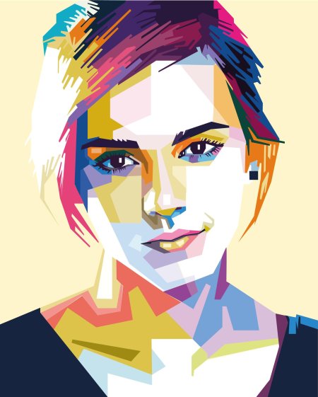 Портрет в стиле поп арт
