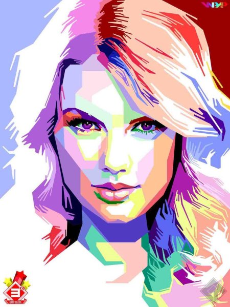 Портрет в стиле wpap