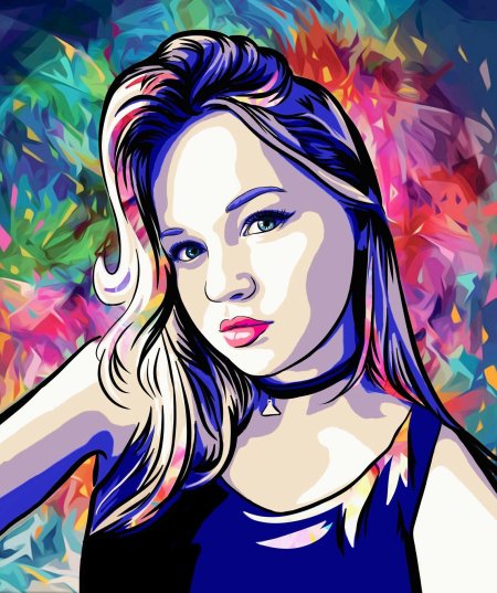 Портрет в стиле арт