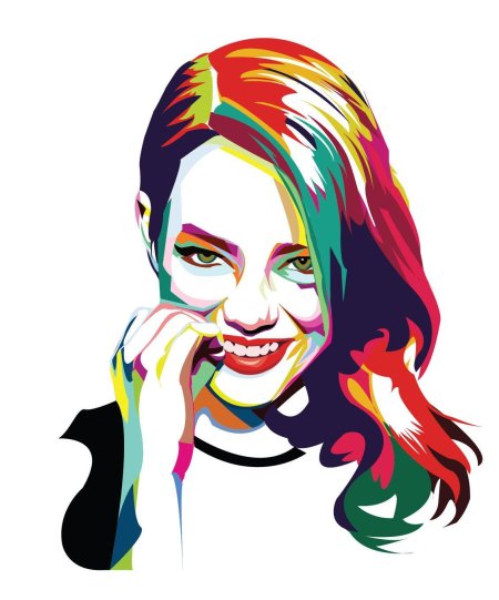 Стилизованные портреты иллюстратор