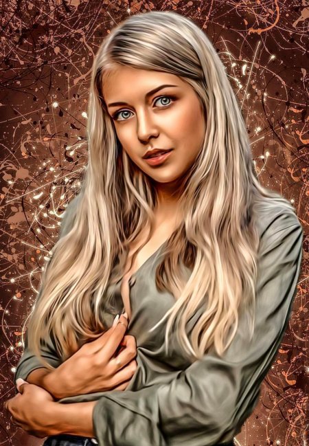 Портрет в стиле dream art