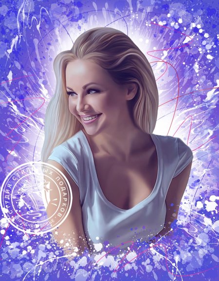 Портрет в стиле дрим арт