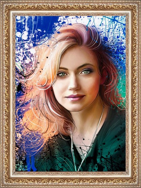 Портрет на холсте