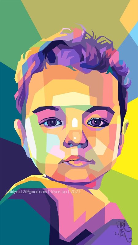 Pop art portrait