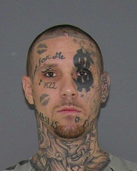 Face tattoo