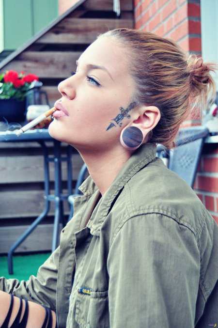 Девушки с татуировками