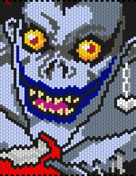 Страшные рисунки по клеточкам