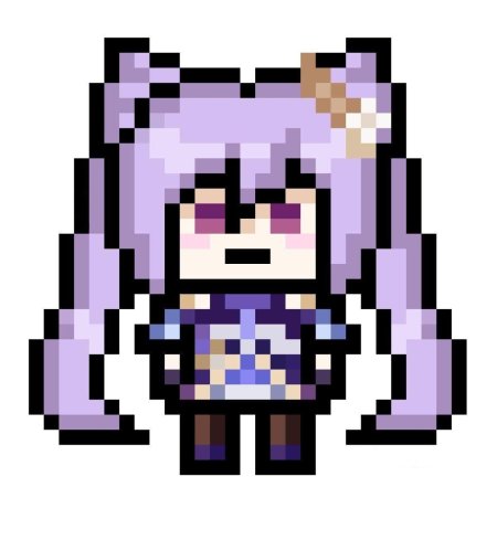 Пиксельный геншин импакт