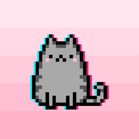 Пиксельные коты