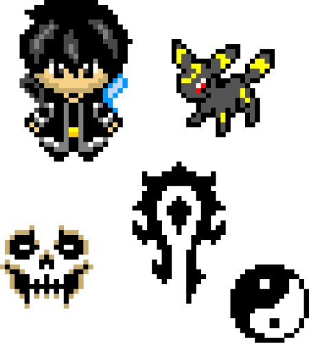 Пиксельные рисунки х