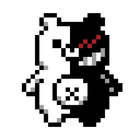 Монокума пиксельный