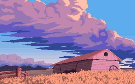 Пиксельные пейзажи