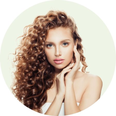 Кудрявые волосы длинные