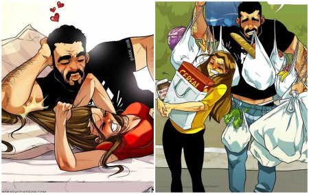 Израильский художник комиксы о семейной жизни