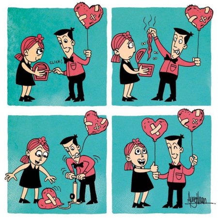 Комикс про любовь