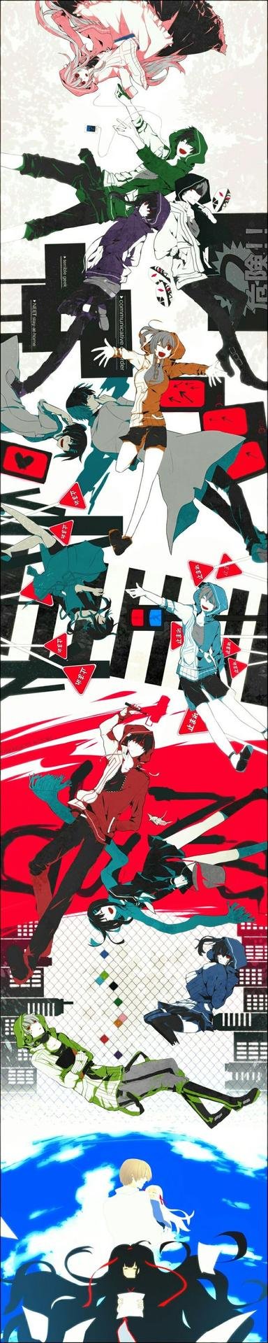 Аниме город мекаку