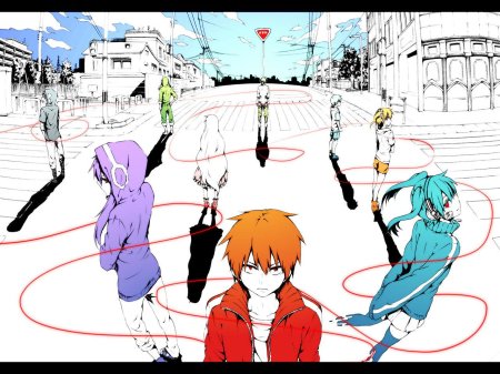 Актёры города мекаку аниме