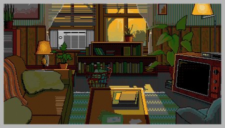 Пиксельный арт комната