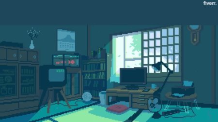 Пиксельарт фон