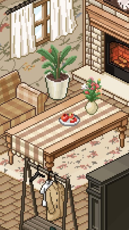 Комната пиксель арт