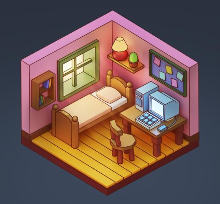 Мультяшная комната