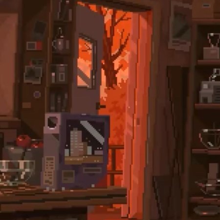 Комната пиксель арт