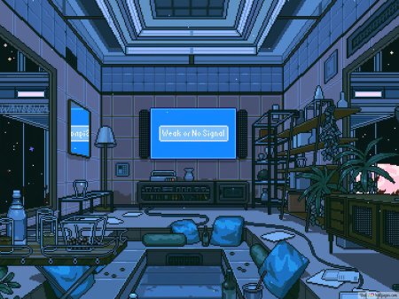 Пиксельные комнаты