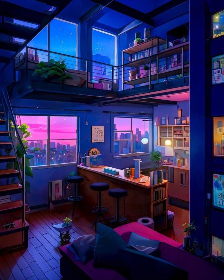 Комната в стиле аниме