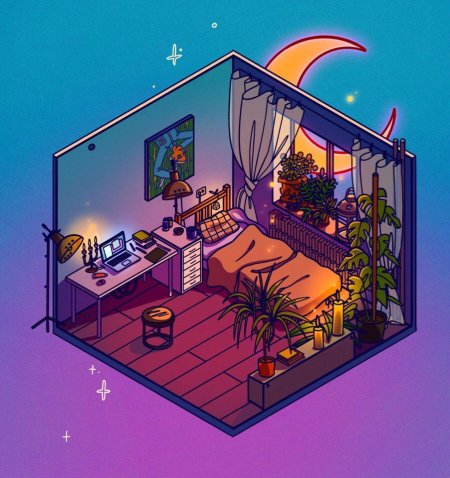 Комната иллюстрация