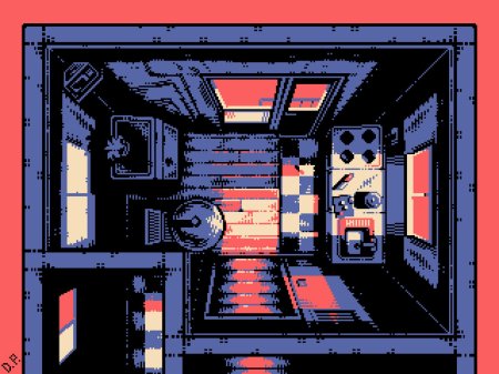 Комната пиксель арт