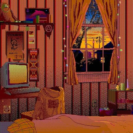 Комната пиксель арт