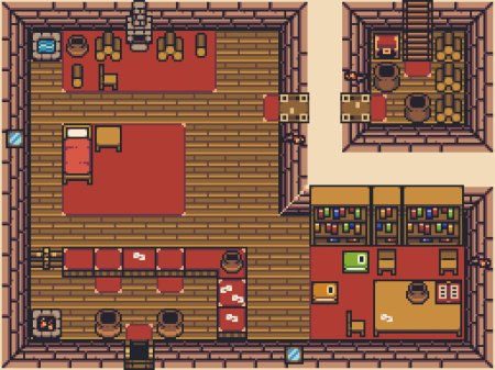 Пиксельная игра