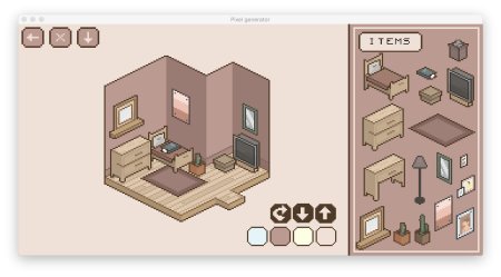 Pixel room generator