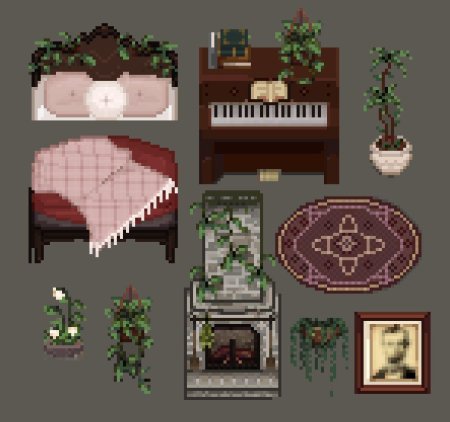 Пиксельная мебель