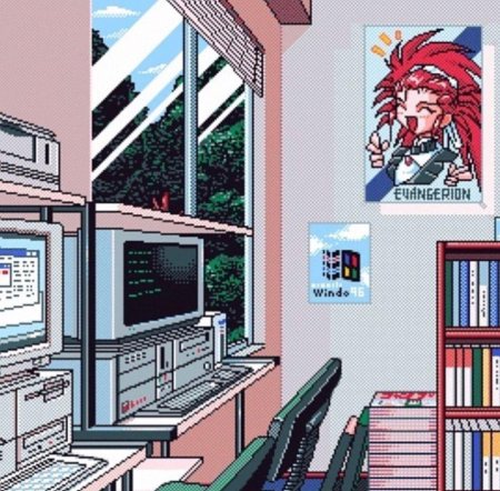 Пиксельное аниме