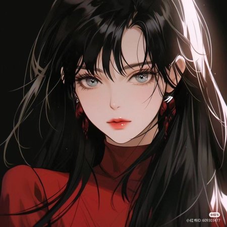 Красивая аниме девушка