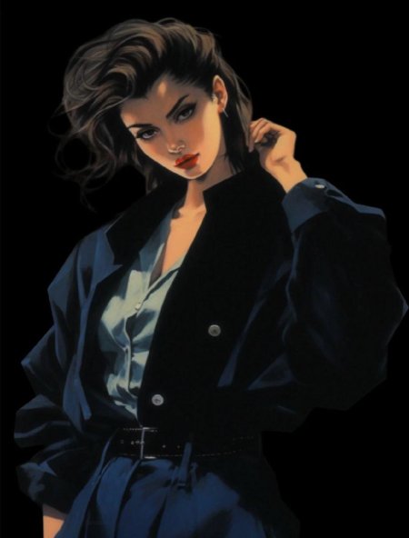 Аниме девочка портрет