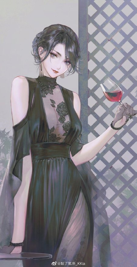 Красивая аниме девушка